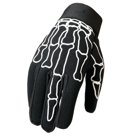 

Hot Leathers GVM2011 Skeleton Finger Mechanics Gloves Small