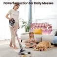 thumbnail image 3 of INSE Cordless Vacuum Cleaner,6 in 1 Powerful Stick Handheld Vacuum,35Kpa Vacuum Cleaner,45min Runtime,Lightweight Cordless Stick Vacuum for Hard Floor Carpet Pet Hair, 3 of 11