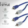 thumbnail image 6 of Metra WM-RCA20 Dual Twist 20 Foot RCA Cable New, 6 of 13