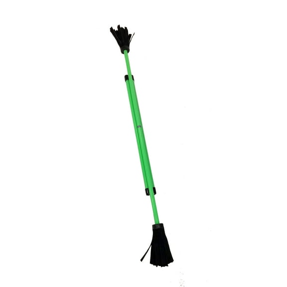 Z-Stix Professional Juggling Flower Sticks-Devil Sticks and 2 Hand Sticks, High Quality, Beginner Friendly - Neon Series (Banshee, Neon Green)