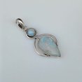 thumbnail image 5 of Natural Rainbow Moonstone Gemstone Pendant 925 Sterling Silver Handmade Jewelry, 5 of 5