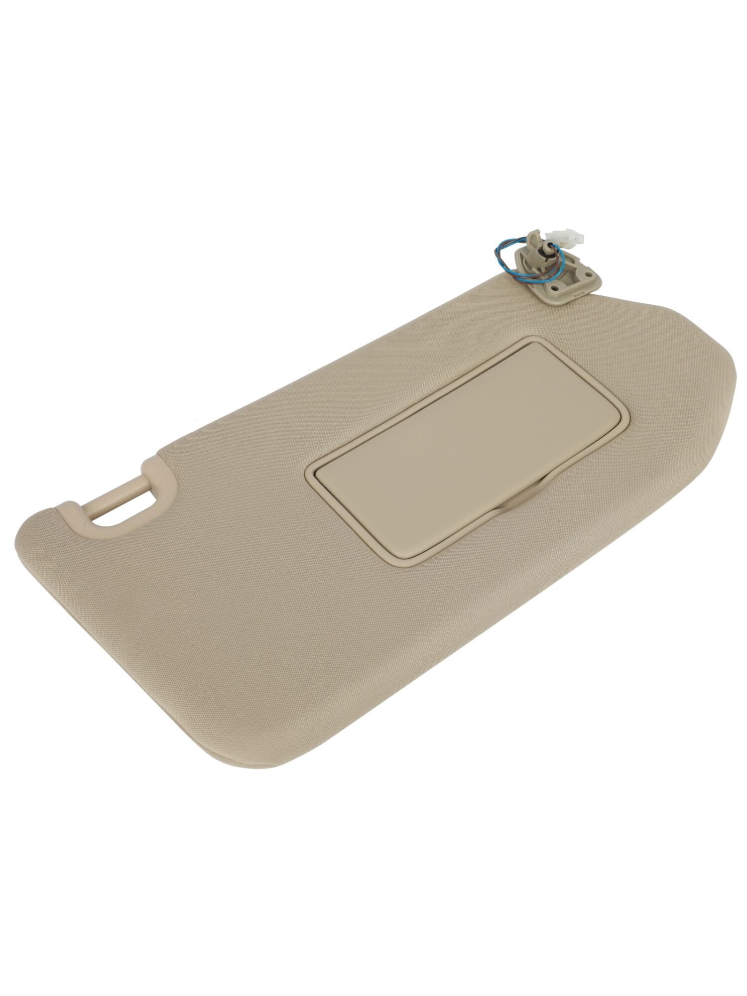 Left Driver Side Sun Visor Replacement For 2004-2007 Toyota Highlander - Beige, OE# 74320-48260-A0 (No Light, No Sunroof) - View #3