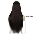 thumbnail image 3 of 250% Density 13X6 Straight Hd Lace Front Wigs Human Hair Pre Plucked Glueless Human Hair Lace Front Wigs for Black Women Transparent Lace Frontal Wigs Human Hair with Baby Hair Free Part 28 Inch, 3 of 9