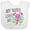 AA-White, variant on Inktastic My Nana Loves Me Cute Dragonfly Boys or Girls Baby Bib