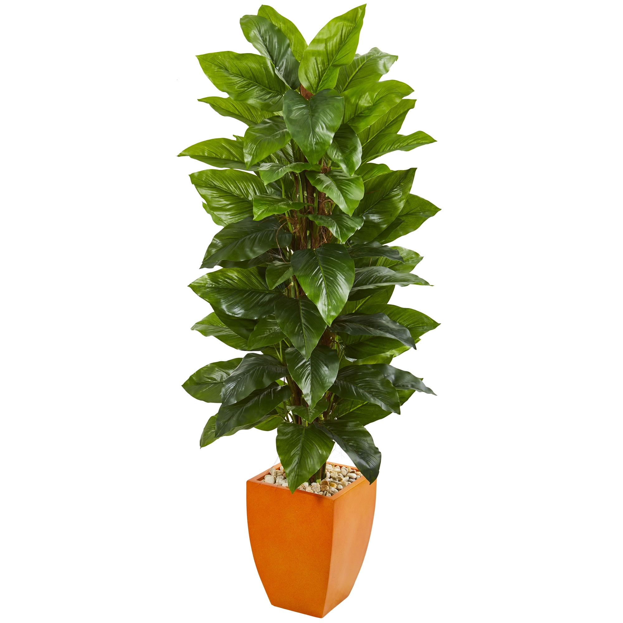 Nearly Natural 5.5Ft. Large Leaf Philodendron Artificial