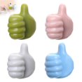 thumbnail image 2 of Injueey 4 Uds. Gancho que no deja marcas Soporte creativo para cepillos de Soporte multifuncional para toallas Estante para toallas de puño Juegos de accesorios de baño Injueey HA014859-00, 2 of 6