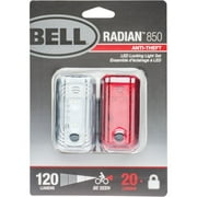 1PACK Bell Sports Radian 850 LED Bicycle Locking Light Set With COB (Chip on Board)