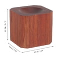 thumbnail image 3 of GOOHOCHY Crystal Sphere Display Stand Coffee Wood For Indoor Show 1Pack, 3 of 8