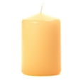 thumbnail image 1 of 1 Pc 3x4 Peach Pillar Candles Unscented 3 in. diameterx4.5 in. tall, 1 of 1