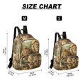 thumbnail image 3 of JIALIOU Mini Backpack Purse for Women Quilted Casual Daypack Small Travel Shoulder Bag, Lion Family Sitting by Water, 3 of 7