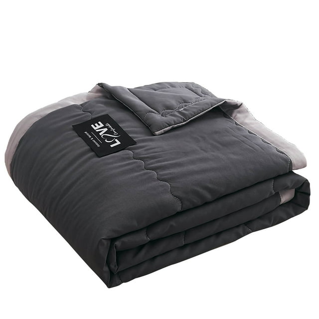 2025 Upgrade Summer Ultimate Cooling Blanket, Ice Blankets for Hot Sleepers Soft Bed Blankets Queen Size Lightweight Breathable Summer Blanket Keep Cool in The Heat (Grey, 39.37 x 55.12 Inches)