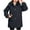 Black, variant on Oversized Puffer Jacket for Women Lightweight Warm Long Sleeve Down Coats with Hood Winter Solid Color Padded Coat (Black L)