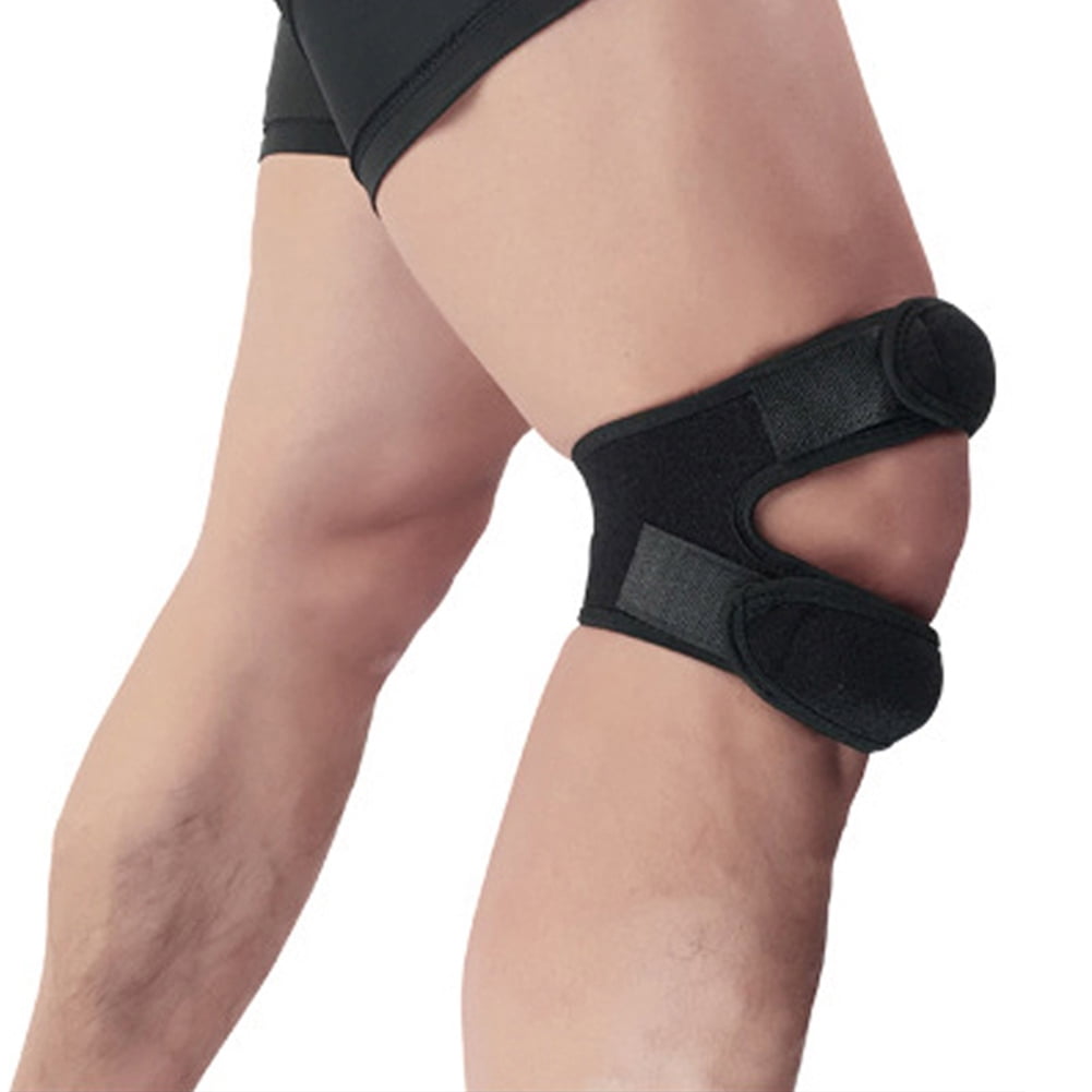 Knee Brace Support Open Patella Dual Stabilizers Non Slip Adjustable Straps
