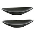 thumbnail image 5 of PTOOTP 2-Piece Black Serving Platter Set, Frosted Japanese Style Sushi and Dessert Tray for Elegant Presentation, 5 of 8