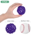 thumbnail image 2 of Uxcell 8-Pack Bolas de Ratán Tejidas 60mm/2.4 Pulgadas Bolas Decorativas de Ratán para Navidad Bodas Acción de Gracias Morado, 2 of 6