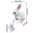 thumbnail image 3 of Honmine Cute Easter Bunny Figurine, Resin Rabbit Statue for Outdoor Garden, Spring Patio Decorations for Lawn, Festive Home Display Ornament, 3 of 7
