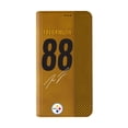 thumbnail image 2 of Keyscaper Pat Freiermuth Brown Pittsburgh Steelers Folio iPhone Case, 2 of 7