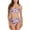 Pink Leopard, variant on Womens Printed High Waisted Two Piece Bikini Swimwear Swimsuits Sets