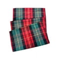 thumbnail image 5 of Fennco Styles Classic Red & Green Holiday Tartan Plaid Table Runner 16"W X 72"L - Multicolored Table Cover with Gold Lurex for Christmas, Winter Festivals, Home Décor, Banquets, and Family Gatherings, 5 of 5