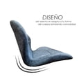 thumbnail image 3 of Silla de oficina con respaldo geométrica ergonómica ilios innova Azul, 3 of 5