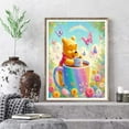 thumbnail image 2 of DIY 5D Diamond Art Kits for Adults Kids, Pooh Bear Paint by Diamonds Gem Painting Kits for Home Wall Decor 12x16 inch, 2 of 5
