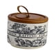 thumbnail image 2 of Tarro para galletas y dulces con asa, recipiente hermético para harina de arroz y cereales. Black 1 Jar, 2 of 7