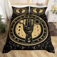 thumbnail image 1 of Erosebridal Housse de Couette Galaxie Mystique Simple, Housse de Couette Imprimé Constellation Simple, Déco Rétro Boho, 2 Pcs (Sans Couette), 1 of 7