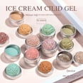 Blue Zone new ice cream solid nail polish glue manicure Pat glue ...