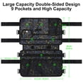 thumbnail image 6 of SupreGear Walker Bag, Rollator Wheelchair Storage Pouch with Cup Holder, Water-Resistant Nylon, Black Plaid, 6 of 9