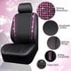 thumbnail image 5 of Juego completo de fundas para asientos de coche CAR PASS Bling de piel impermeable, 5 of 9