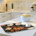 thumbnail image 3 of Fall Pumpkin Thanksgiving Dish Drying Mat for Kitchen Counter Kitchen Drying Mat Dish Rack Mat Dish Drainer Pad Microfiber Absorbent Washable Drying Pad for Countertop, 3 of 4