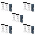 thumbnail image 1 of maskred 2 Pcs Arrêt de Mouvement de Tête de Lit avec Stabilisateur de Cadre de Lit Réglable Grand Application Butée de Tête de Lit Blanc/7.7-9cm 5Ensemble, 1 of 6
