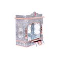 thumbnail image 5 of Pooja Bazar Silver Mandir for Home - Copper Oxidized - Without Door Step, Large (W 13 X L 26 X H 29), 5 of 5
