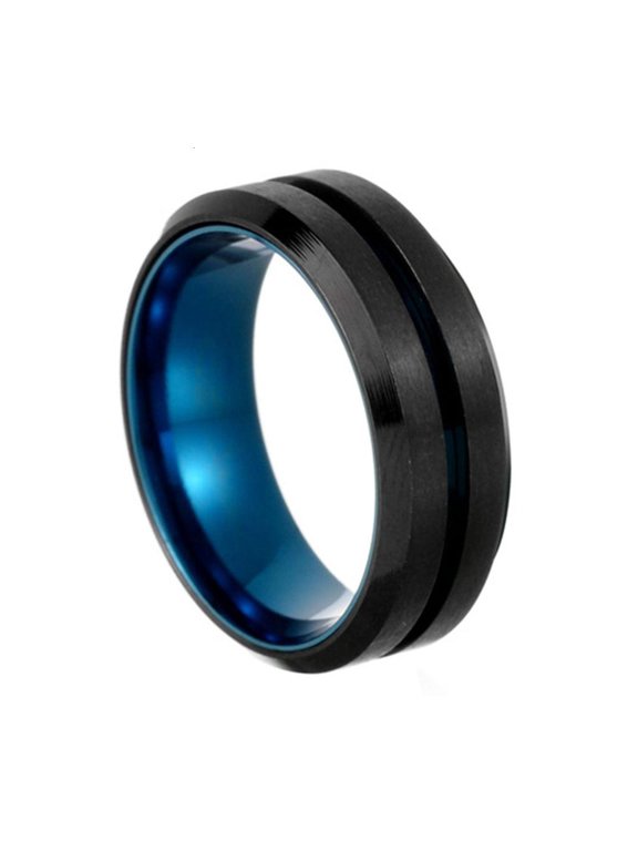 Metal Rings Fashion Dating Rings Stainless Steel Texture Comfortable Rings for Adding a Touch of Color to Any Outfit