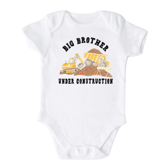 Big Brother Under Construction Baby Bodysuit