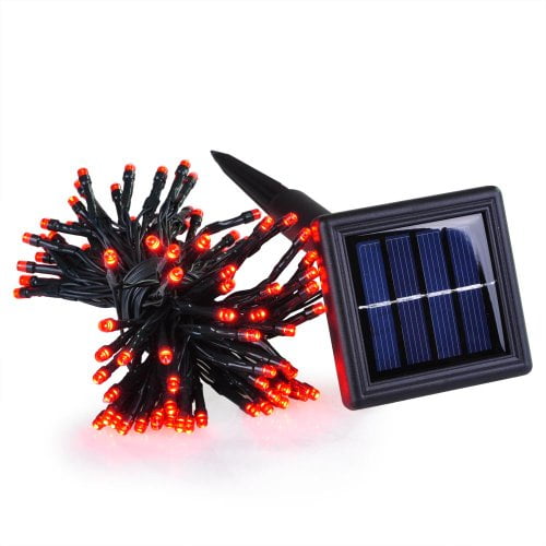 Red Solar Lights