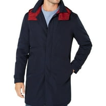 Tommy Hilfiger Mens Quest Raincoat, Blue, 40 Regular