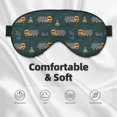 thumbnail image 3 of Naloa Machine Print Sleep Mask for Sleeper, Light Blocking Sleeping Eye Mask for Women Men, Eye Shade with Adjustable Strap for Travel, Nap,Meditation, 3 of 7