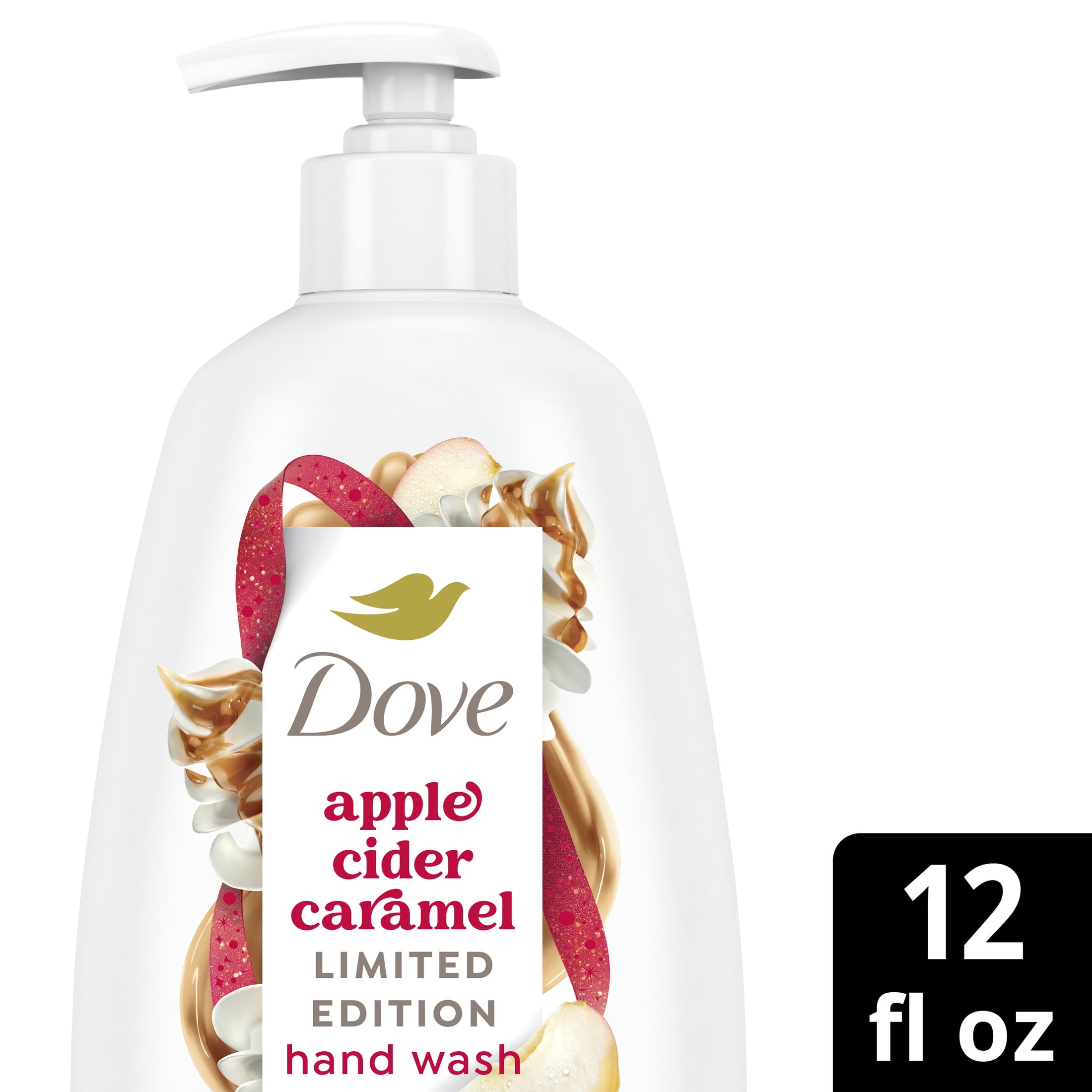 (2 pack) Dove Limited Edition Holiday Treats Liquid Hand Wash For Deep Nourishment Apple Cider Carmel ,12 fl oz