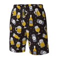 thumbnail image 4 of Balery Beer In A Bottle Traje de Baño Estilo Hawaiano para Hombre, Shorts de Secado Rápido con Bolsillos-X-Large, 4 of 6