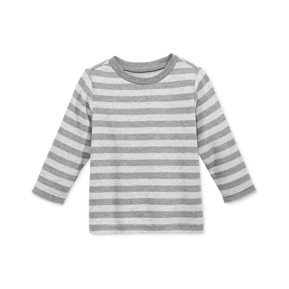 First Impressions T-Shirts Thermiques à Rayures Mixtes pour Bébés Gris, 24 Mois