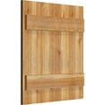 thumbnail image 2 of 21 1/2"W X 24"H Timbercraft Four 5 3/8" Boards Joined Board-N-Batten Shutters, Rough Sawn Western Red Cedar (Per Pair), 2 of 13