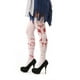 thumbnail image 3 of 1 par de medias blancas manchadas de sangre para mujer para fiesta de disfraces de Halloween, 3 of 3