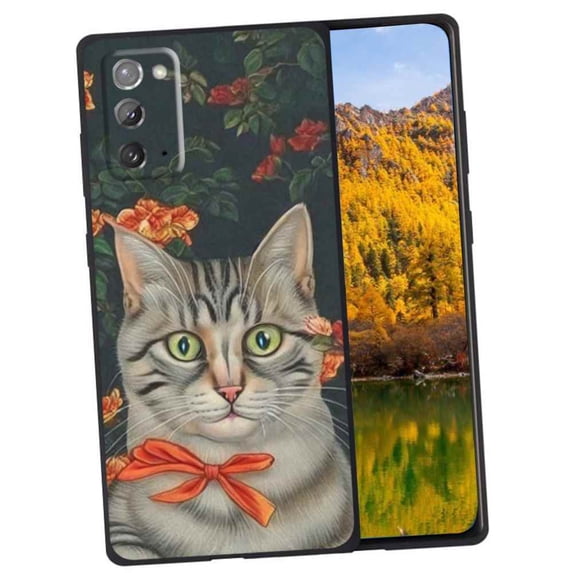 Compatible with Samsung Galaxy Note 20 5G Phone Case, cat-kitty-14 Case Silicone Protective for Teen Girl Boy Case for Samsung Galaxy Note 20 5G