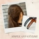 thumbnail image 5 of ¡Viernes Negro! Pinzas grandes tipo banana para el cabello, pinzas antideslizantes para sujetar el cabello, pinzas tipo banana para cabello grueso, fino y largo, pinzas tipo cola de pez, peines,, 5 of 7