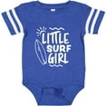 thumbnail image 3 of Inktastic Little Surf Girl with Surfboard Girls Baby Bodysuit, 3 of 5