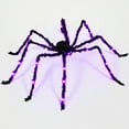 thumbnail image 2 of 6.6ft Giant LED Light-Up Spider with 42 Glowing Eyes - Battery-Powered Moving Legs for Indoor Outdoor Halloween & Christmas Party Yard Decor, 2 of 6