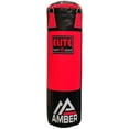 thumbnail image 1 of Amber Elite Boxing Filled Heavy Bag Kickboxing MMA Muay Thai Fitness Workout Training Red/Black, 100 lb, 1 of 3