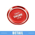 thumbnail image 5 of Unique Bargains Engine Start Stop Ignition Button Cover Decal Sticker for Volkswagen Phideon Teramont Atlas Tiguan L Red, 5 of 6