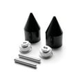 thumbnail image 2 of Krator Black Spike Bar Ends Hand Grip Handlebar End Caps Compatible with Honda CBR 929RR 2000-2001, 2 of 3